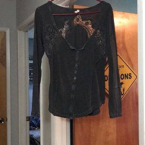 Free People dark long sleeve